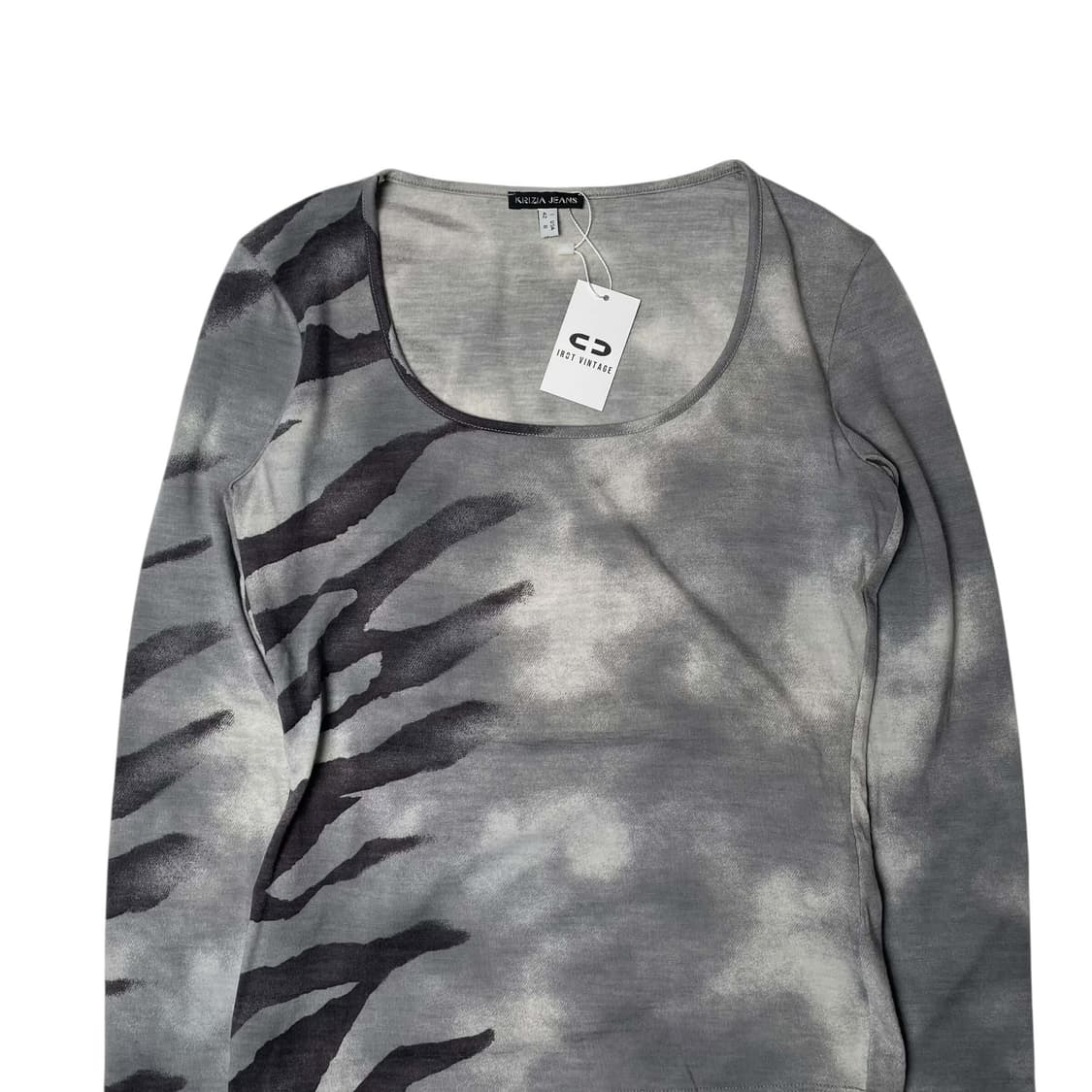 Krizia  jeans지브라 블리치 울블렌드 니트(italy made) 상품이미지2