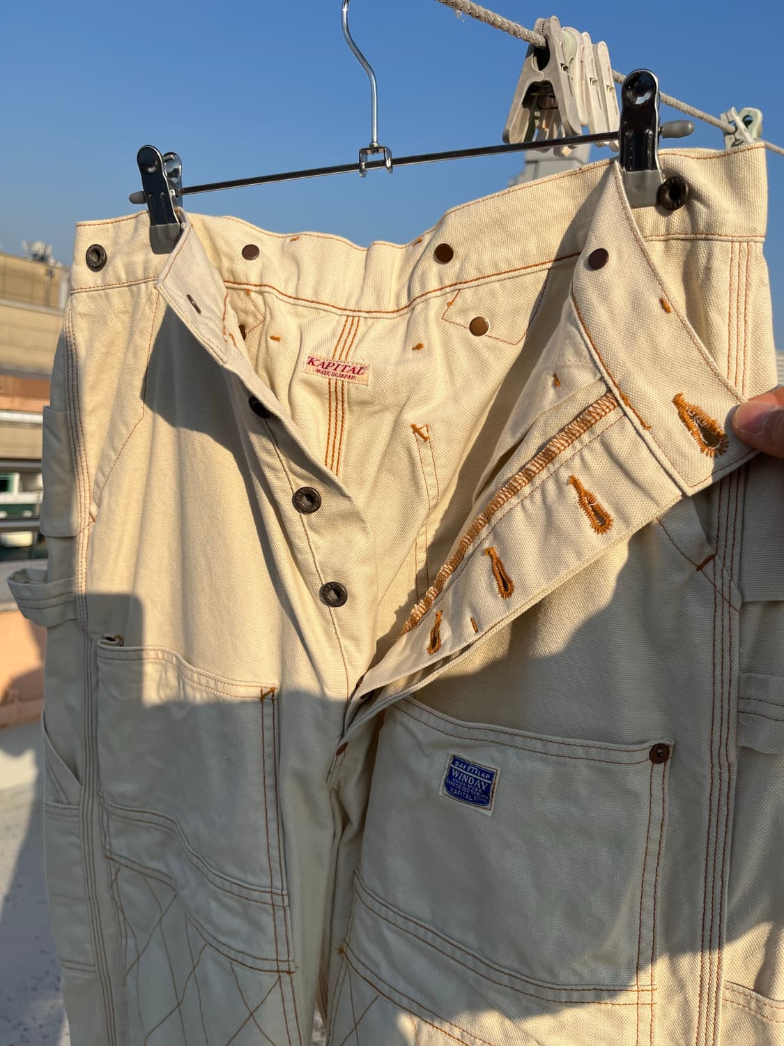 캐피탈 럼버 팬츠 키나리 상품이미지2