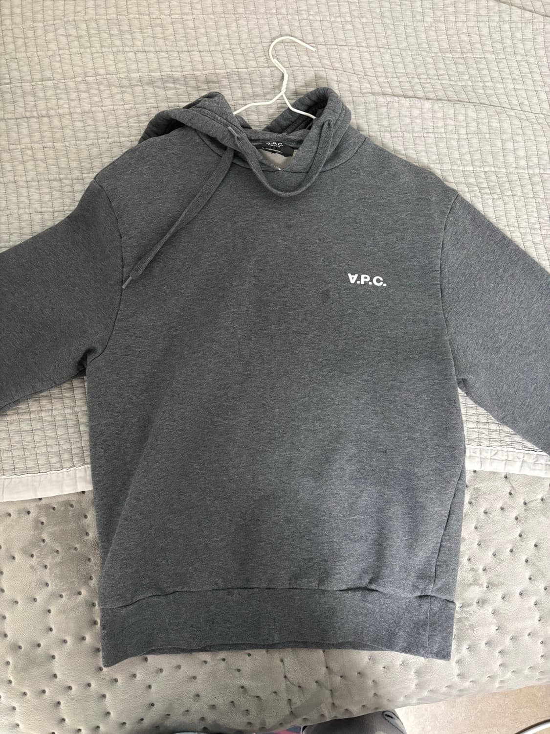 아페쎄 후드티 차콜 상품이미지2