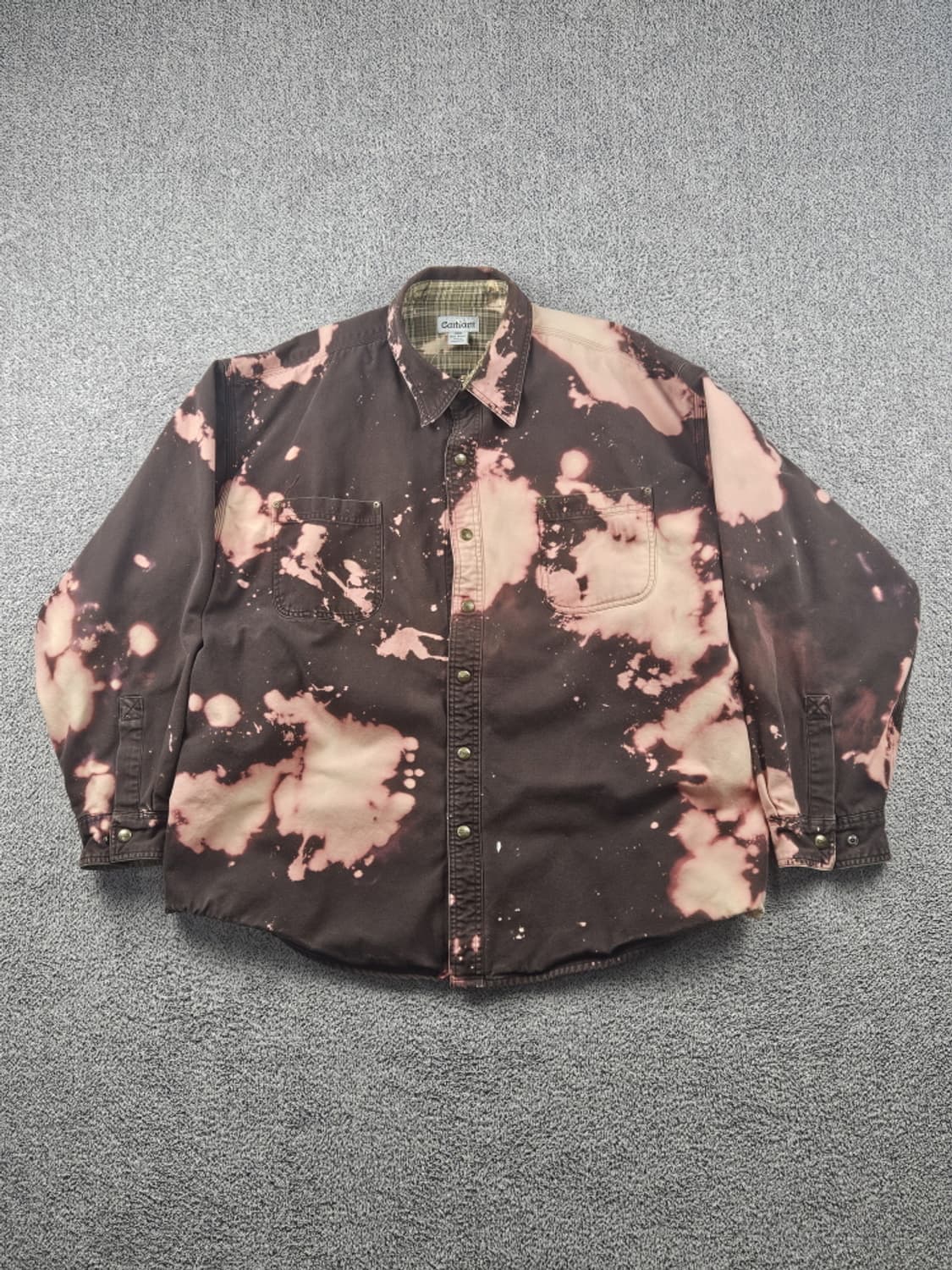 칼하트 다잉 워시드 커스텀 워크 셔츠 자켓 ( 2XL ) / 10584 상품이미지2