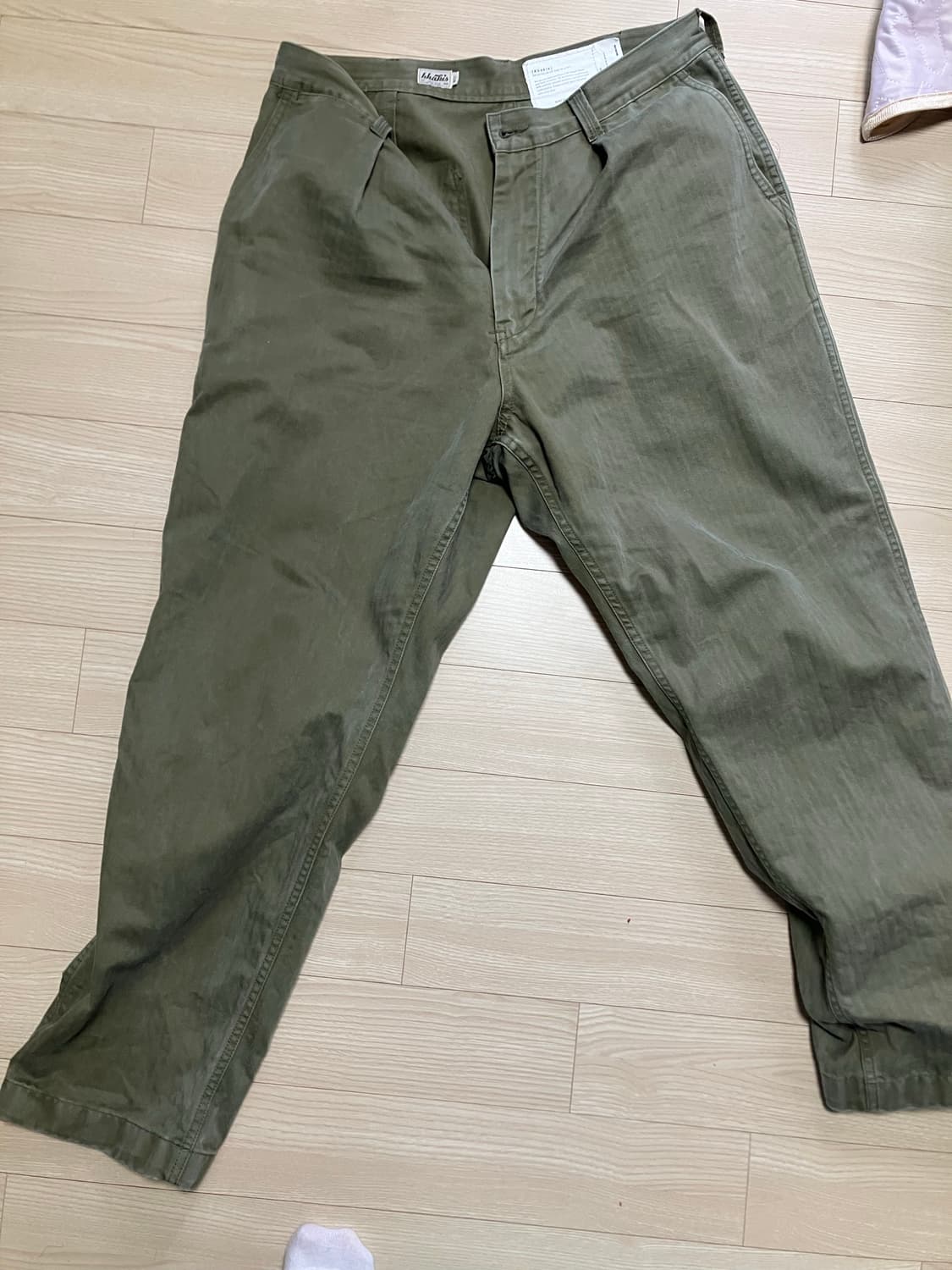 카키스 워크팬츠 olive drab M 상품이미지3