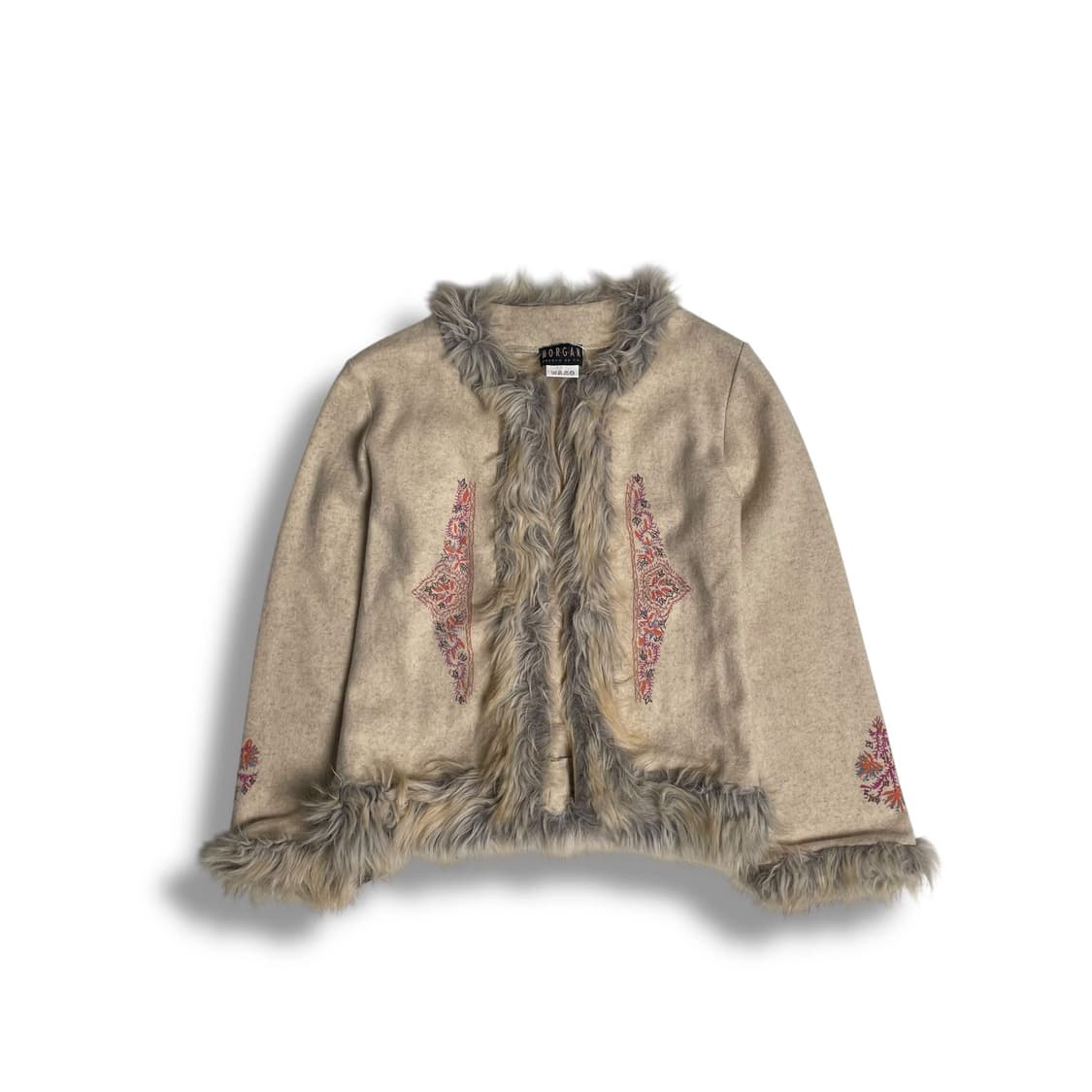 Morgan 울 블렌드 퍼 가디건 (france made) 상품이미지1