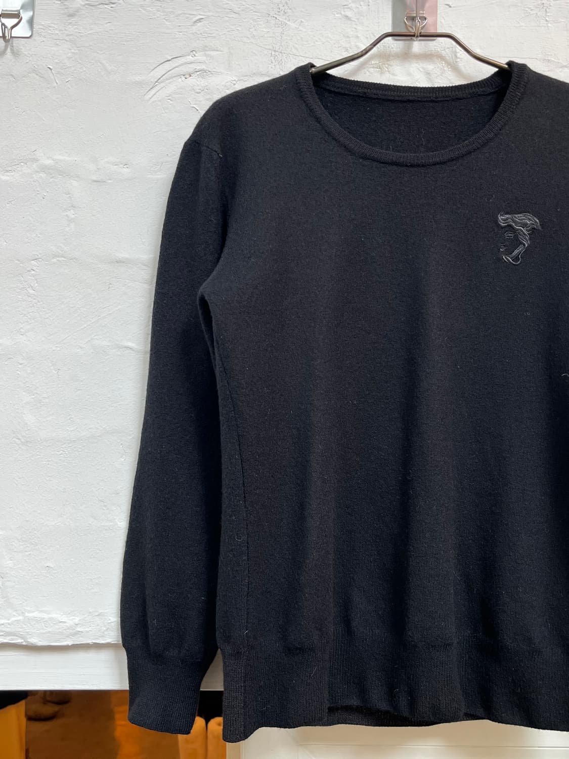 Gianni Versace 라나 울 니트 블랙 M 상품이미지3