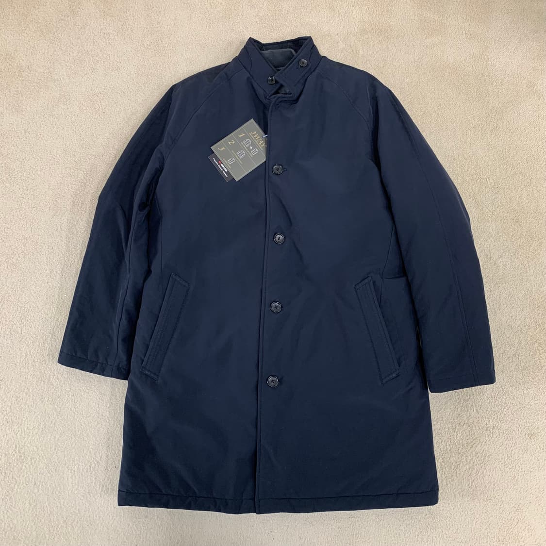 에디션 베스트 라이너 디테처블 코트(105/네이비) 패딩코트 상품이미지1