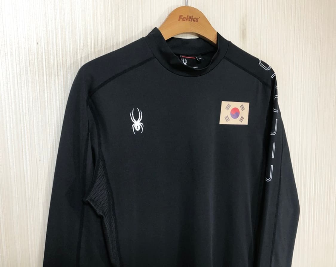 스파이더국대 팀코리아 레슬링국가대표 선수실착 트레이닝탑/컴플레션 XL 상품이미지6