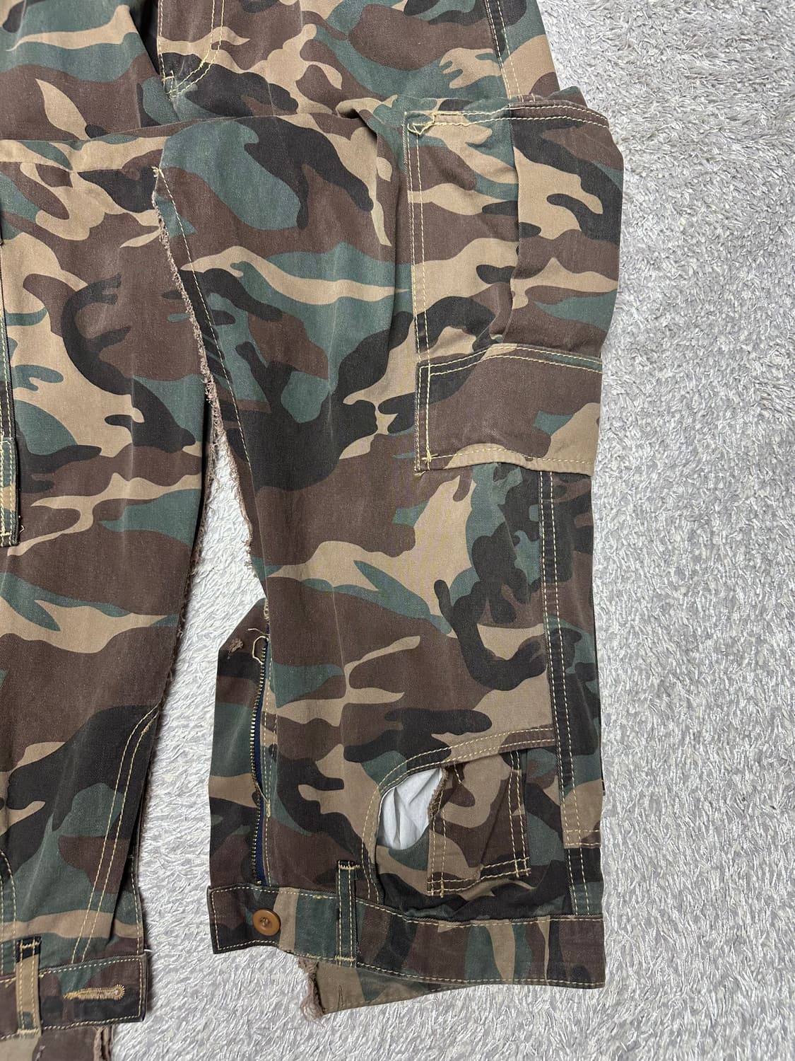 [M]써저리 카모 카고팬츠 상품이미지3