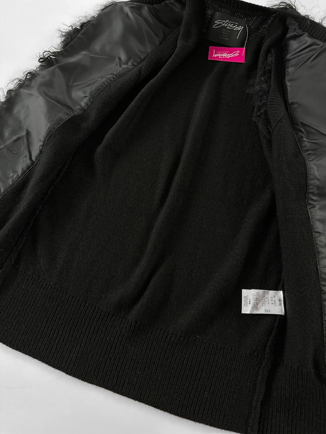 (Deadstock) 스투시 우먼 12FW 티베트램 퍼 니트 베스트 상품이미지8