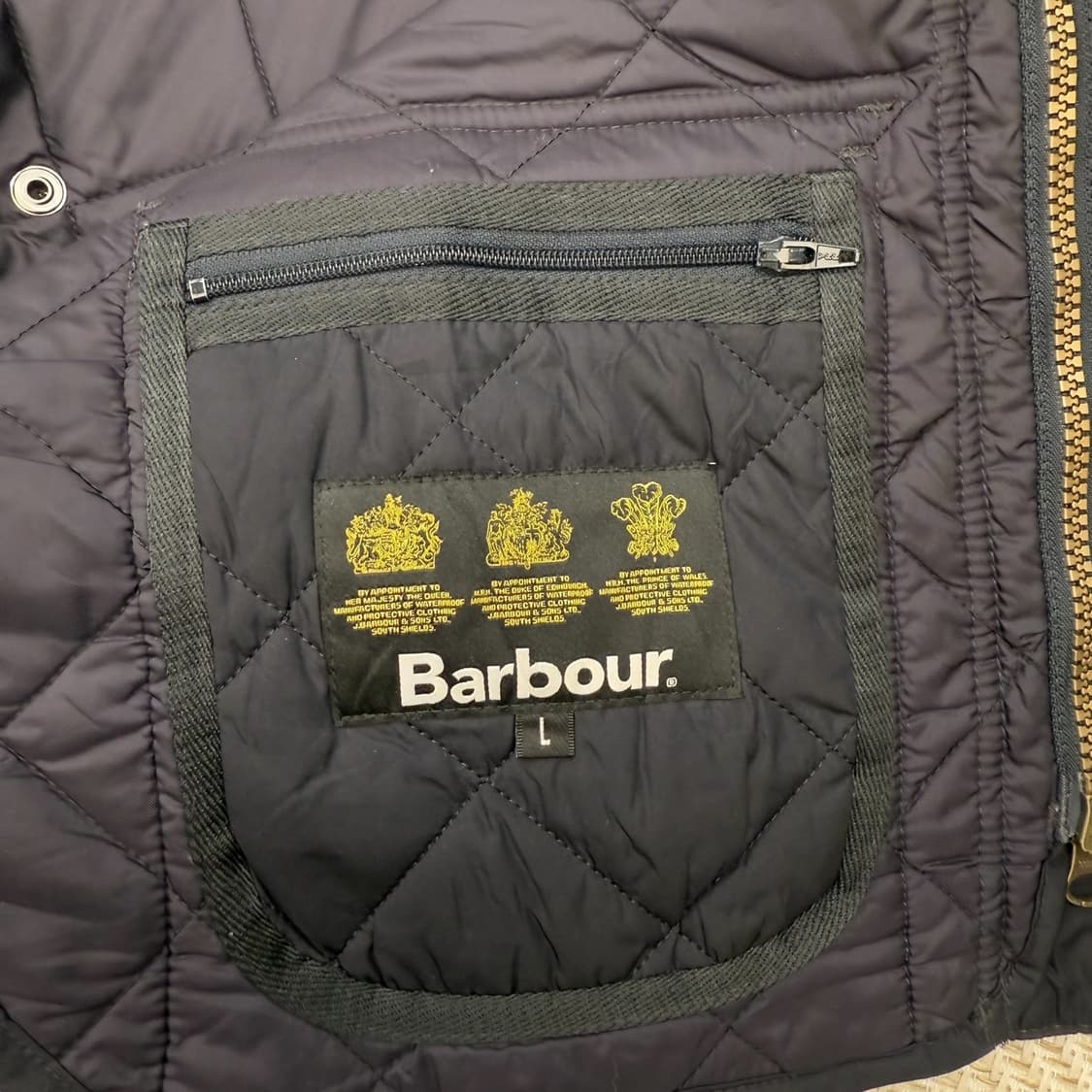 바버 퀄팅 베스트 r1845 상품이미지6