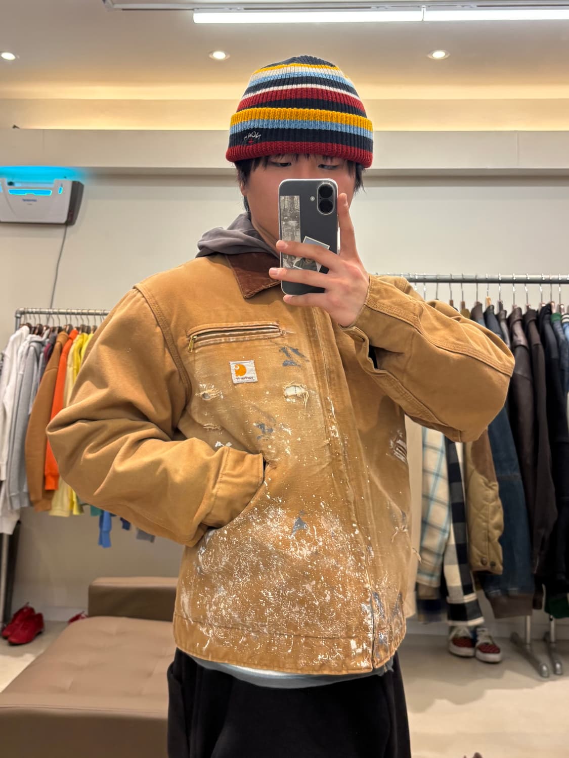 90s 칼하트 디트로이트 워크자켓 상품이미지9