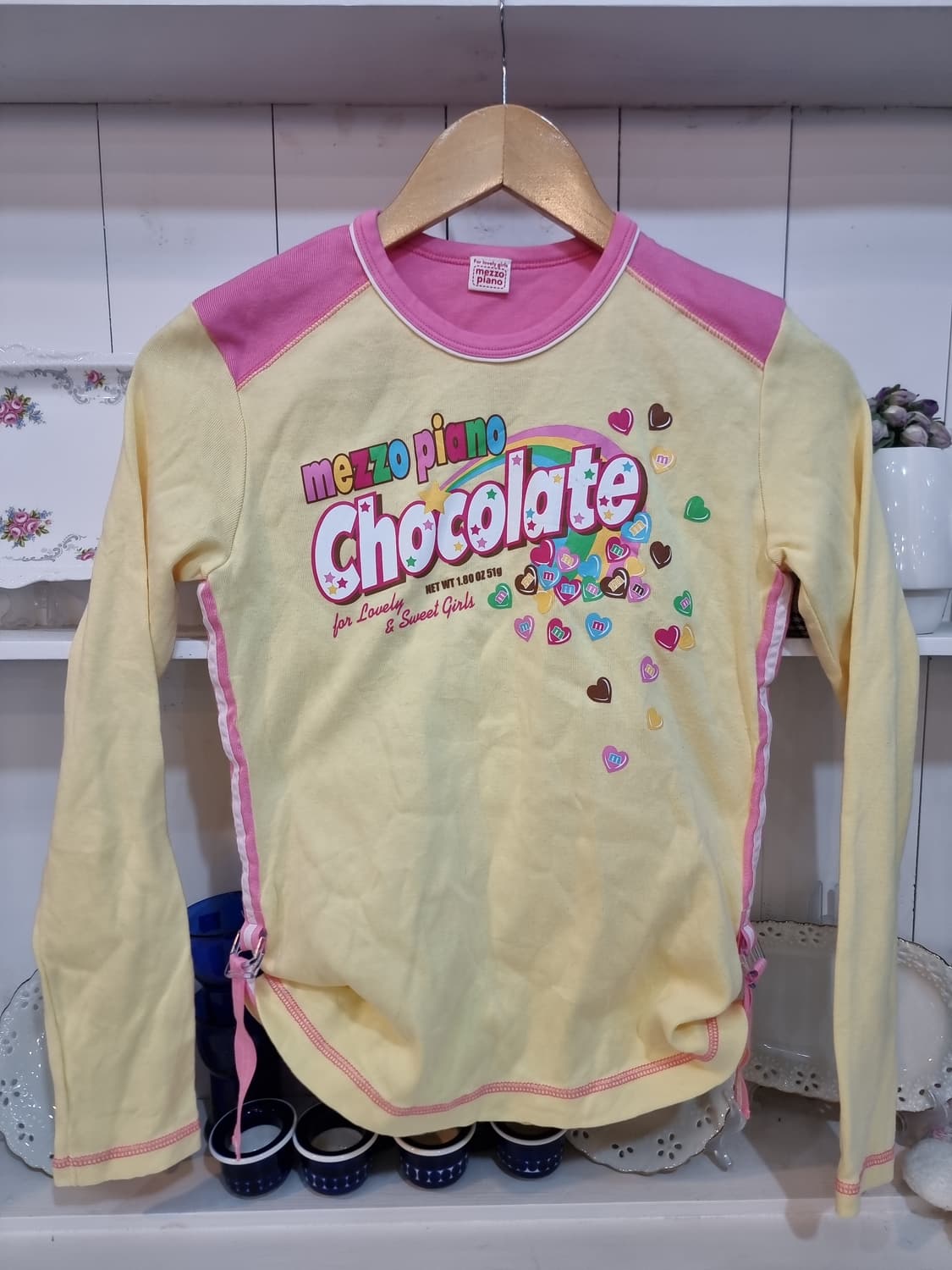 메조피아노 초콜릿 긴팔티 상품이미지1