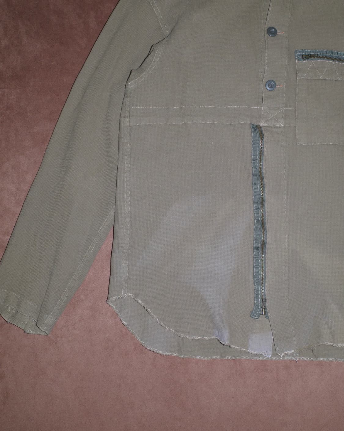 히스테릭글래머 90s 밀리터리 ZIP 와플 셔츠 상품이미지4