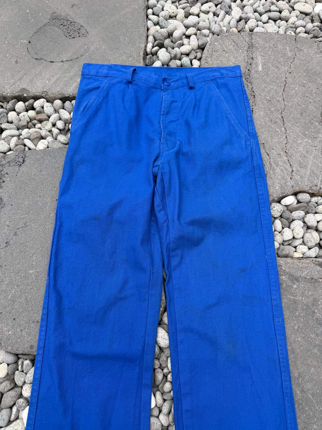 1990s PORTEX WASHED BLUE FRENCH 프렌치워크팬츠 상품이미지3