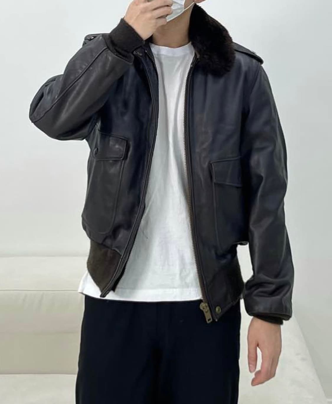 Schott 가죽자켓 (남녀공용 상품이미지1
