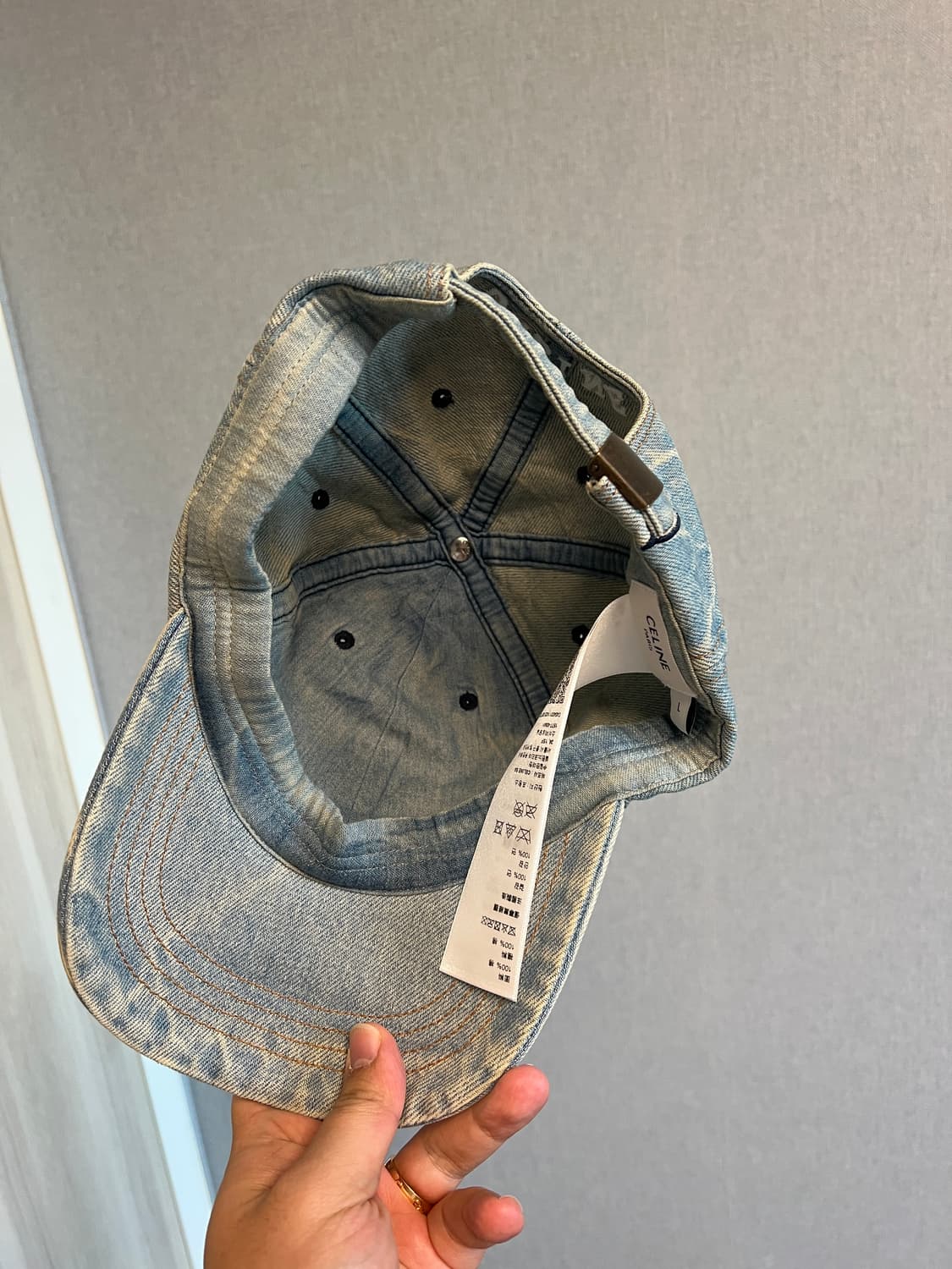 셀린느 데님 볼캡 모자 상품이미지2