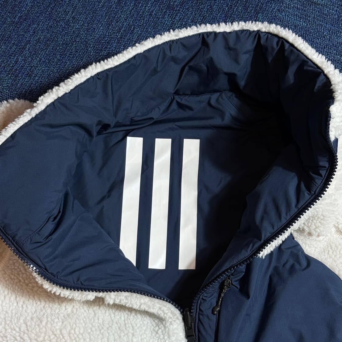 아디다스 양털 후리스 집업 상품이미지4