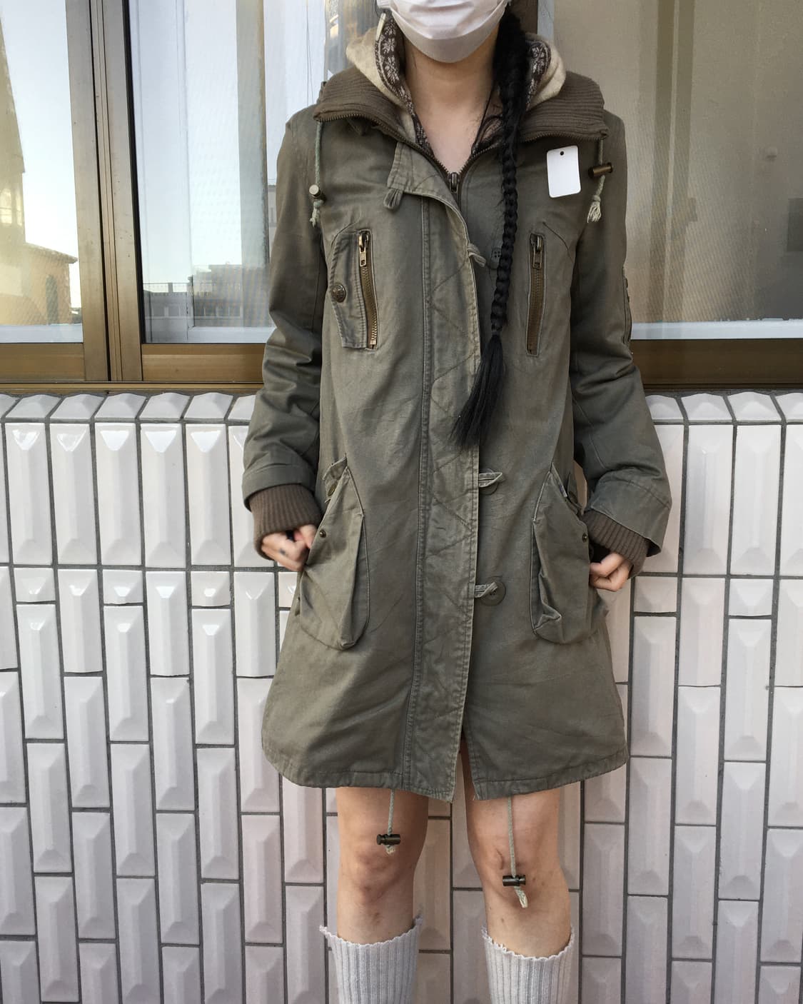 High neck filed jacket 상품이미지7