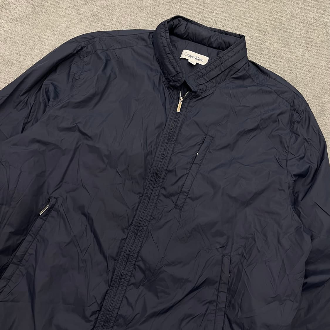 XL 캘빈클라인 네이비 바람막이 자켓 상품이미지2