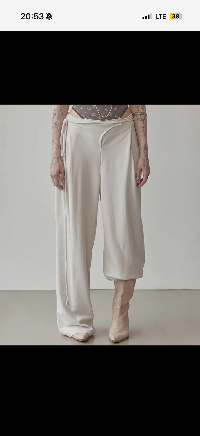 스컬프터 Wrap Sweatpants Dirty White 상품이미지1