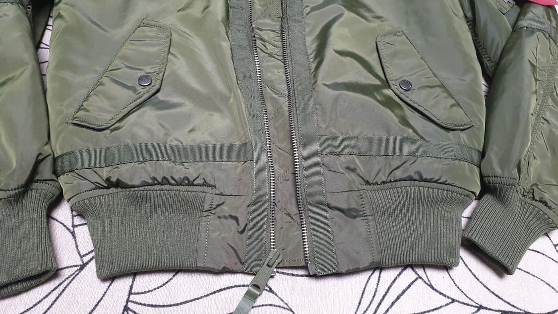 국내 정발 ALPHA INDUSTRIES B-15 항공 점퍼 남여공용 S 상품이미지6