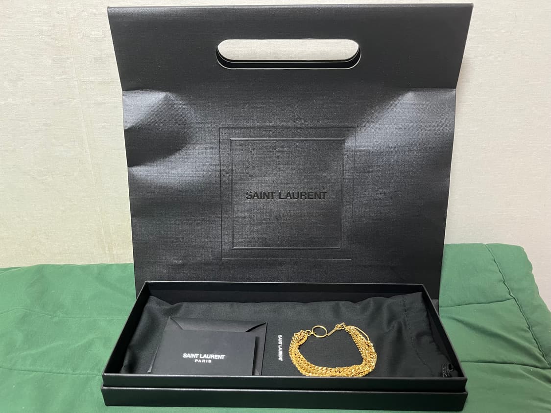 입생로랑 멀티체인 팔찌(정품,선물용) 상품이미지1