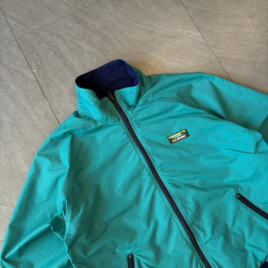 90s L.L.bean 90년대 엘엘빈 청록 컬러 쓰리 시즌 웜업 자켓 상품이미지2