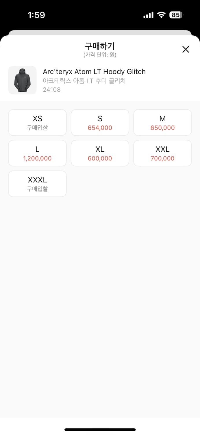 아크테릭스 아톰 LT 후디 글리치 L 상품이미지2