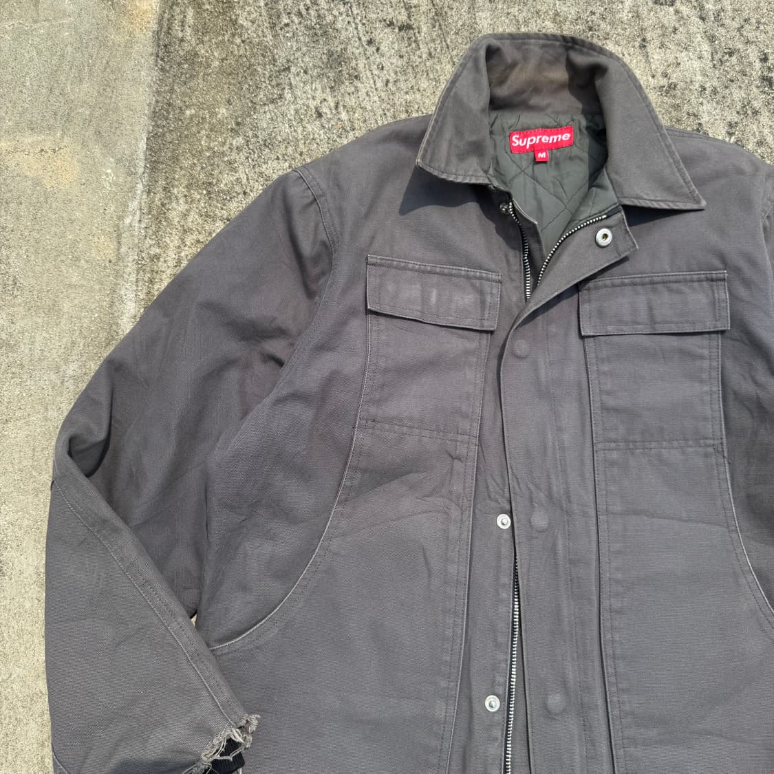 [M] Supreme 슈프림 칼하트 오마쥬 워크 자켓 상품이미지4