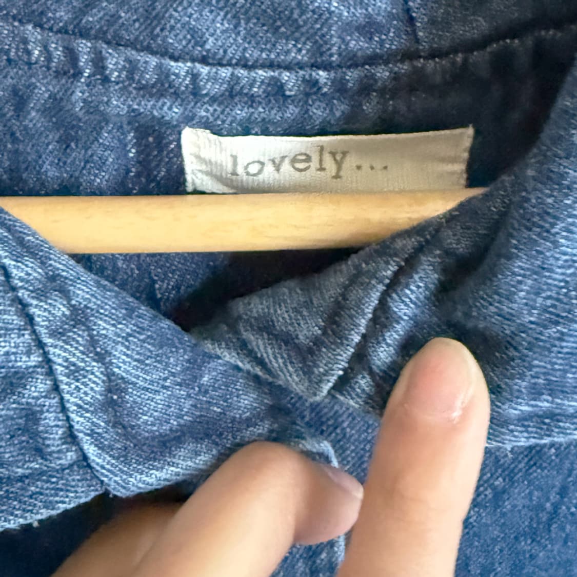 노마드 블루 후드 코트 상품이미지6