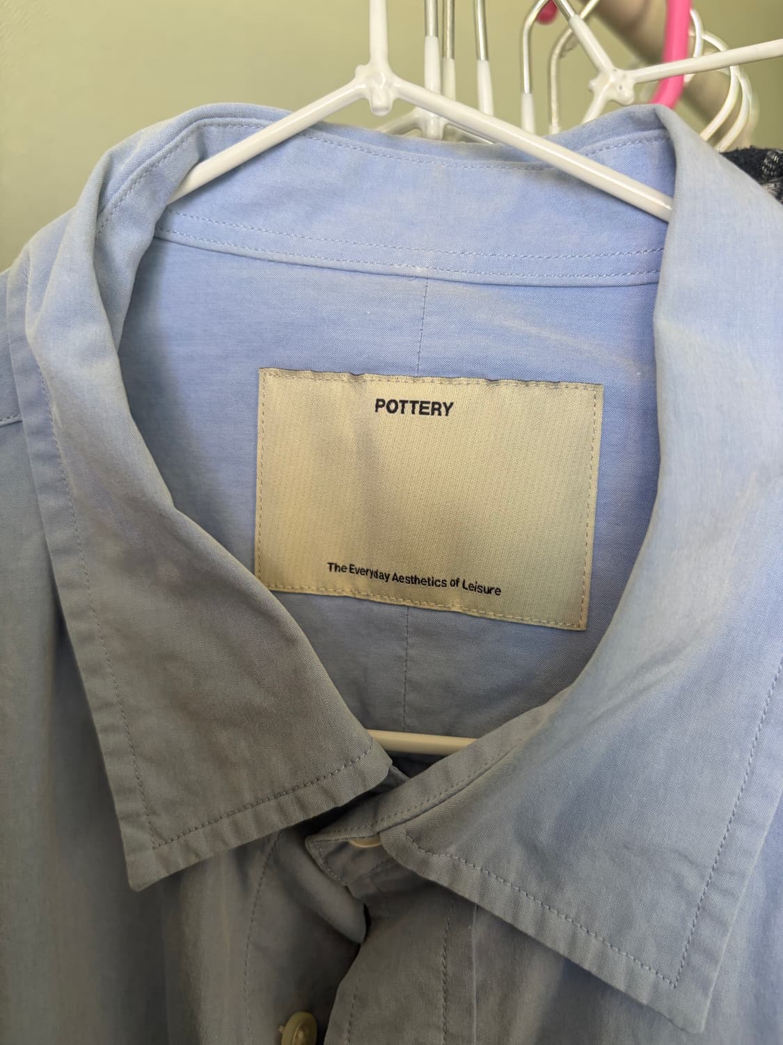 포터리셔츠 블루 1 상품이미지2