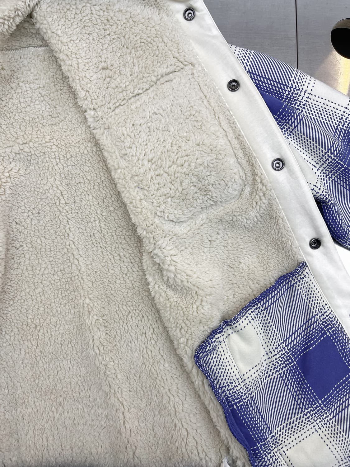 폴로랄프로렌 플레이드 체크 플리스 자켓 상품이미지7