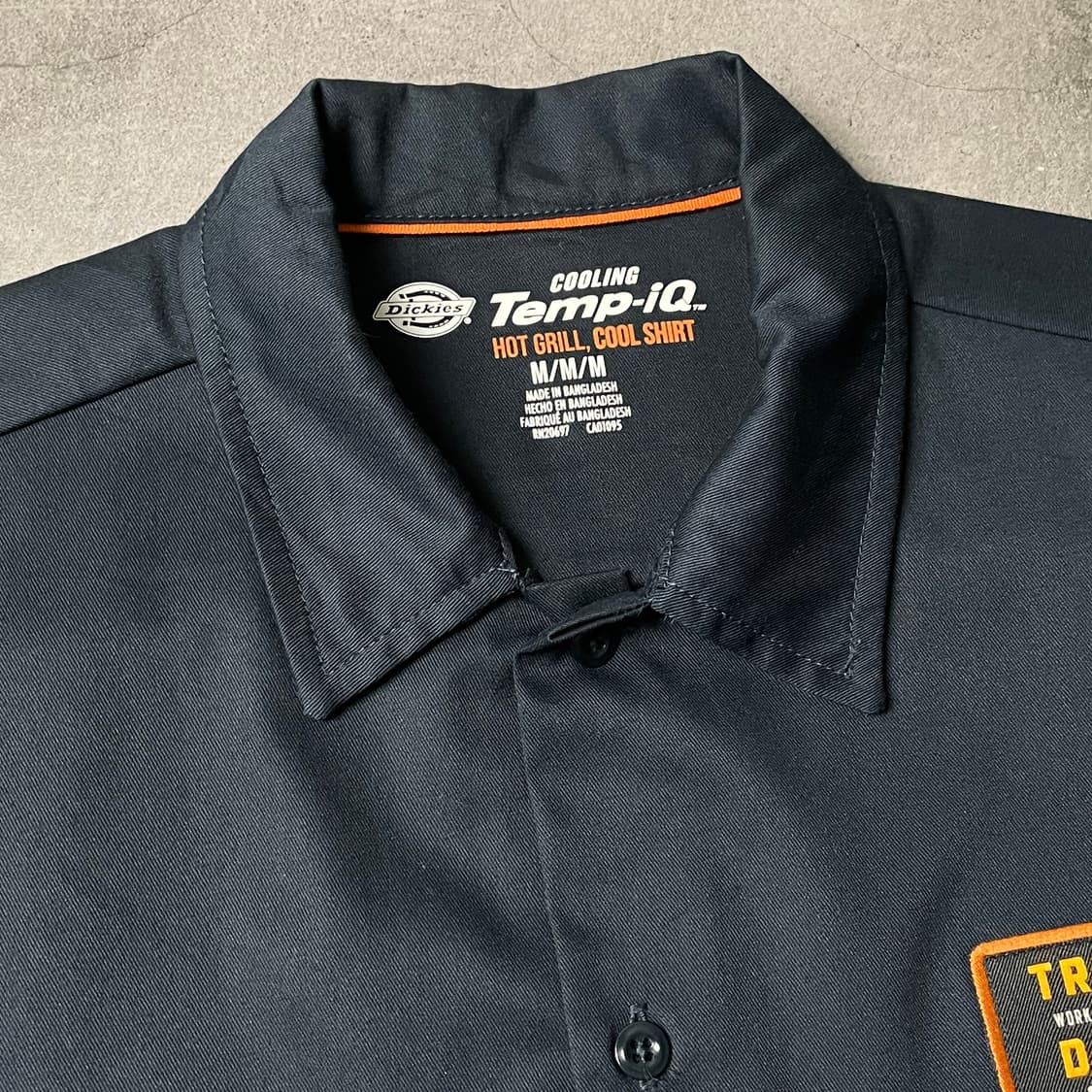 DICKIES 디키즈 빈티지 네이비 플랩포켓 반팔 워크 셔츠 A01009 상품이미지2
