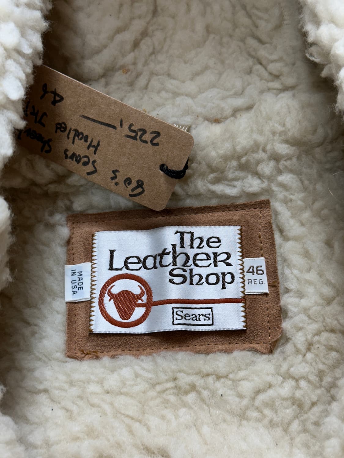 80’s 빈티지 시어스 무톤 후드 자켓 빈티지 레더 자켓 후드 상품이미지9