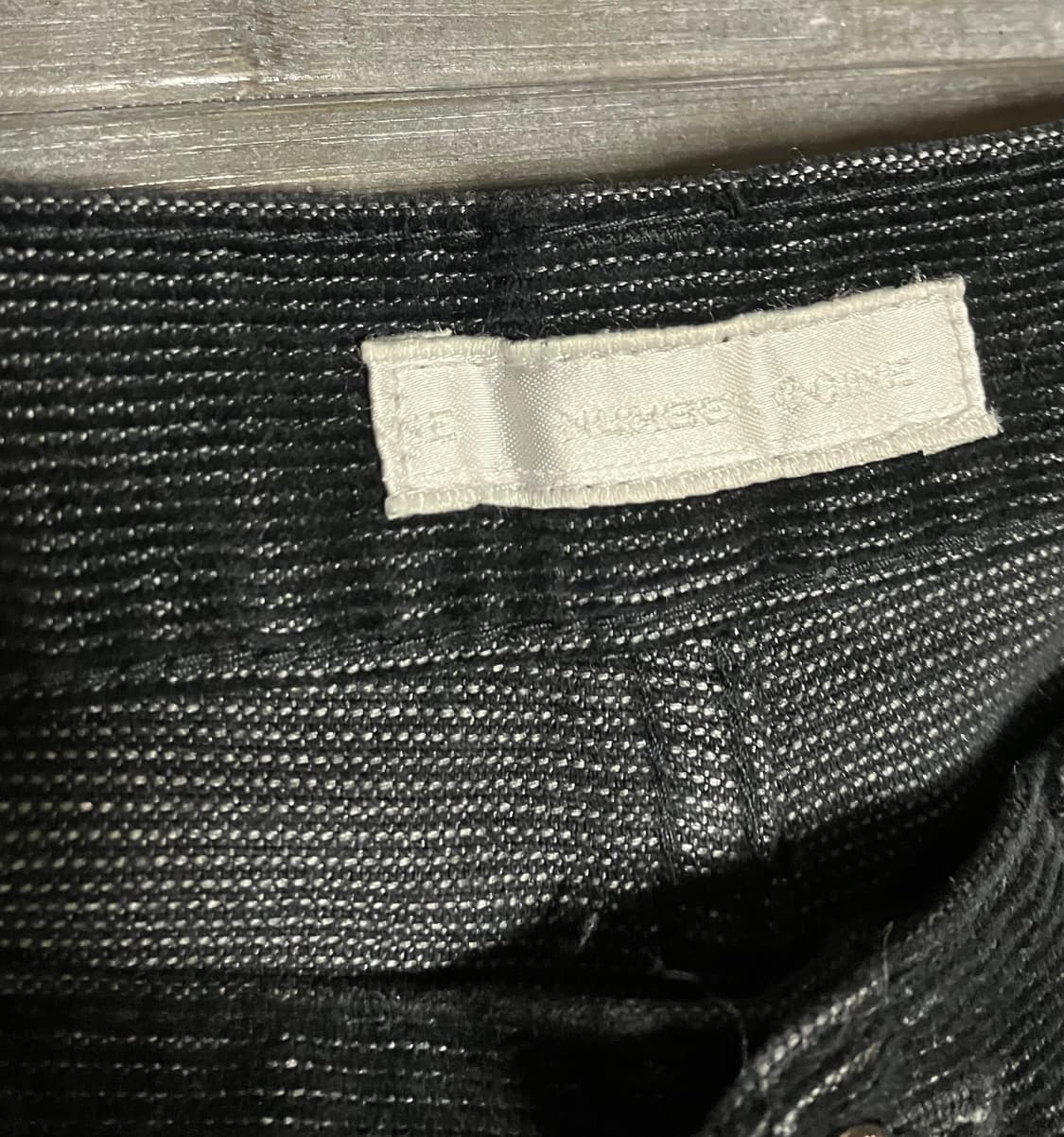 Straight fit corduroy black pants 상품이미지5