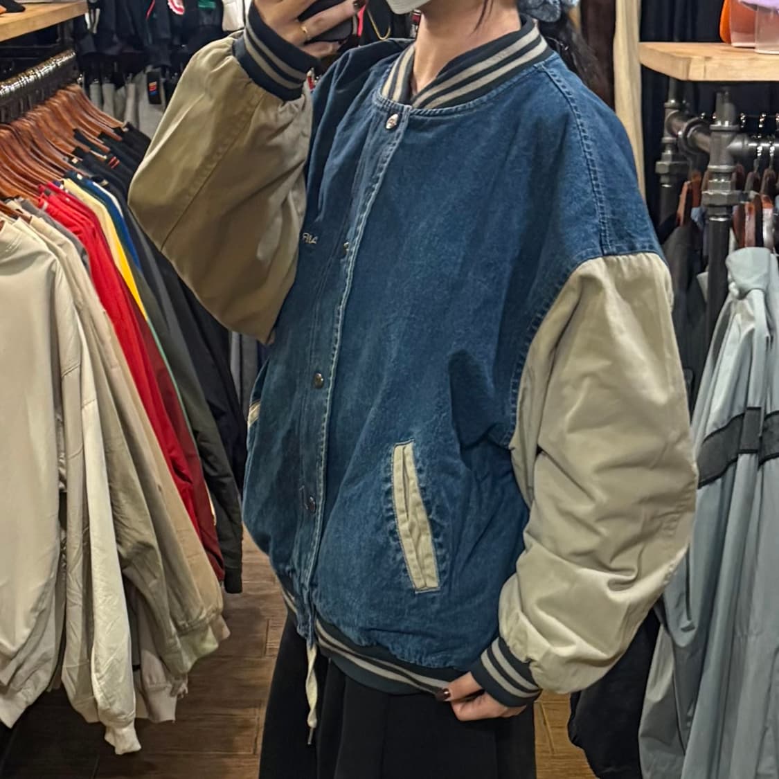 [HI] VTG 데님바시티자켓 중청 상품이미지3