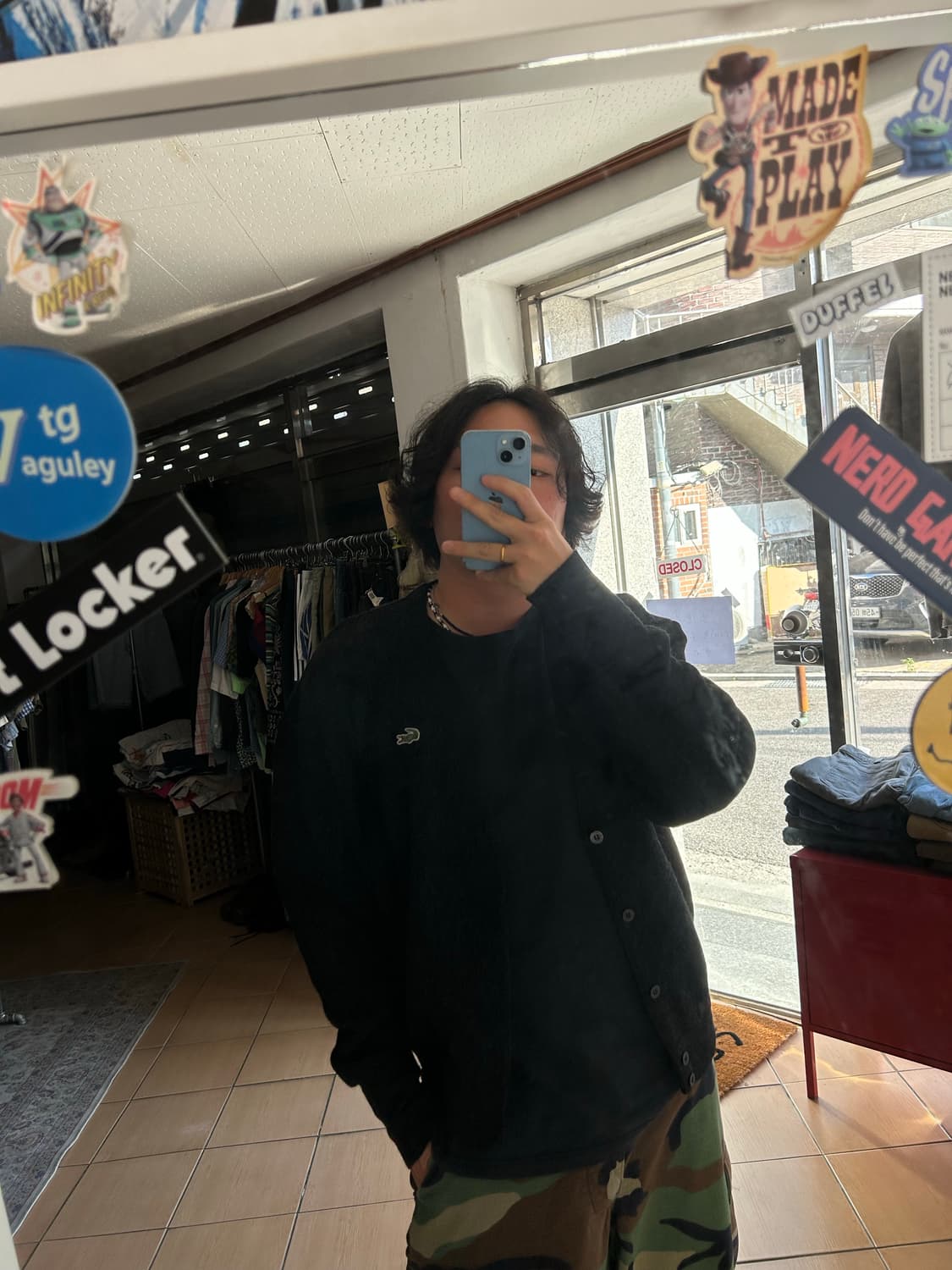 80,90‘s Lacoste wool cardigan 상품이미지6