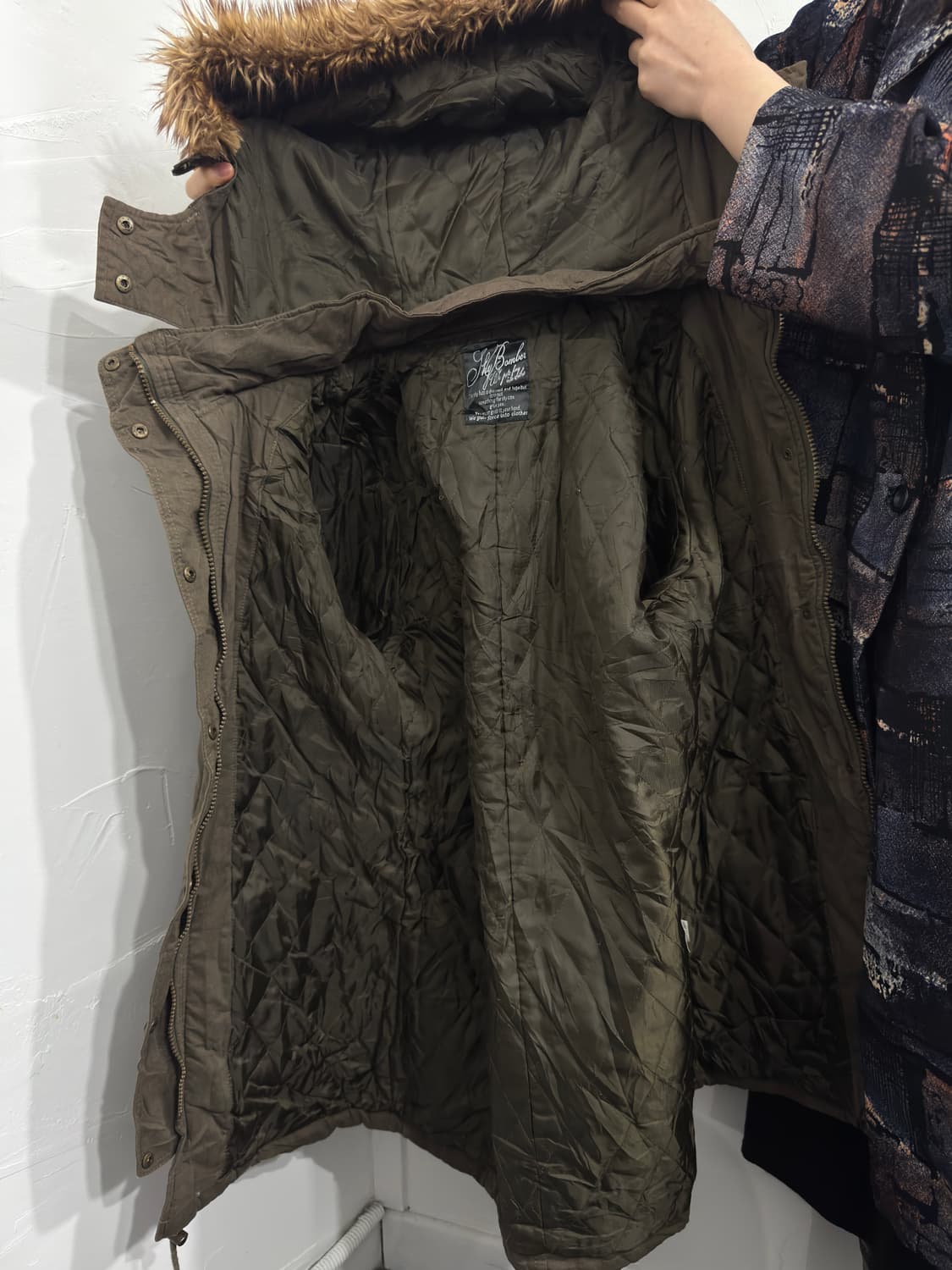 safari fur hood jacket 상품이미지6