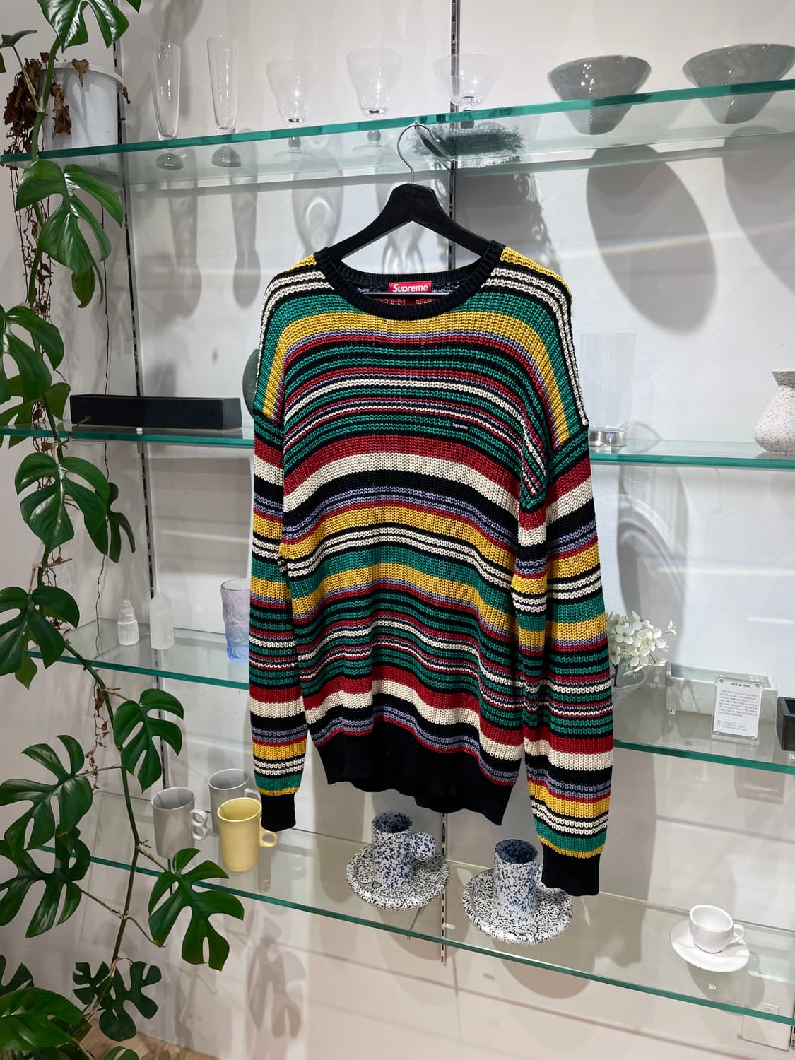 슈프림 small box ribbed sweater 상품이미지4