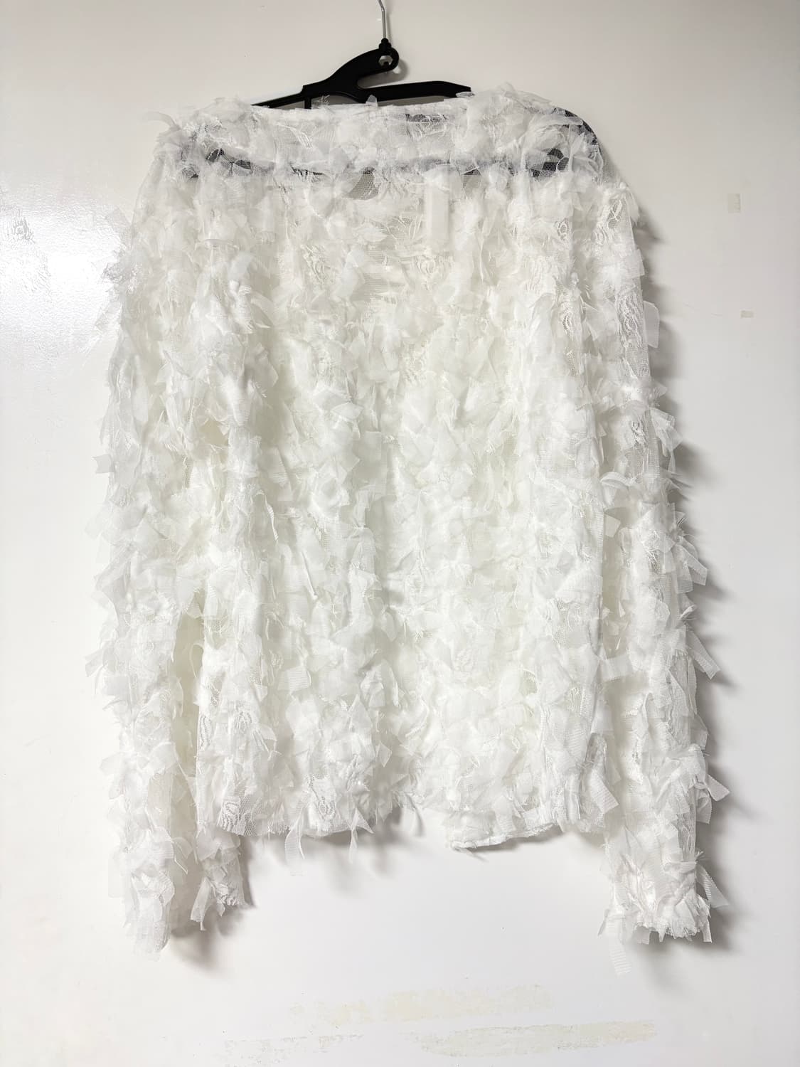 Nache 화이트 레이스업 가디건 상품이미지3