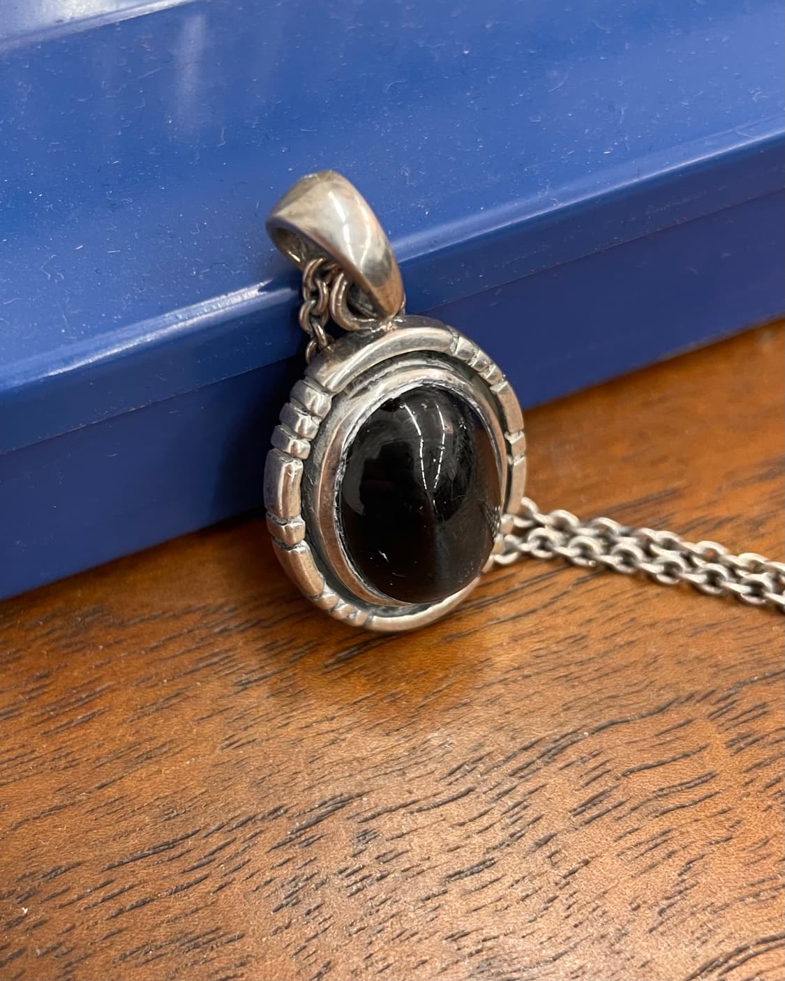빈티지 925 실버 오닉스 목걸이 상품이미지5