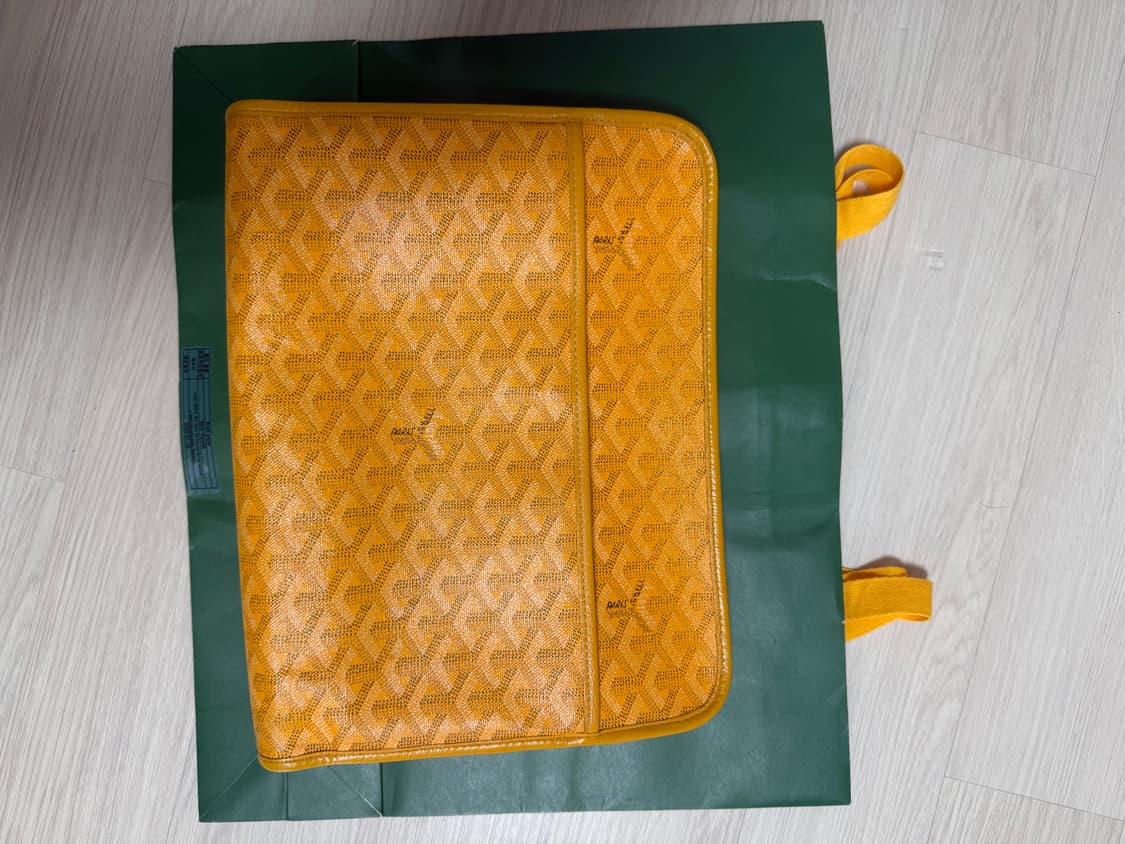 고야드 스페셜 엘로우 쥬방스 클러치 상품이미지1