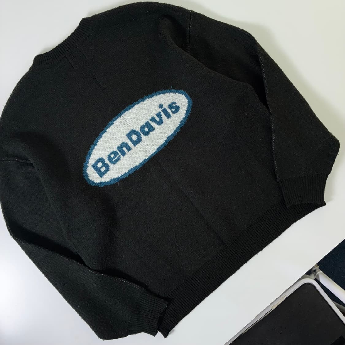 Ben davis   벤 데이비스 투사이드 로고 니트   상품이미지3