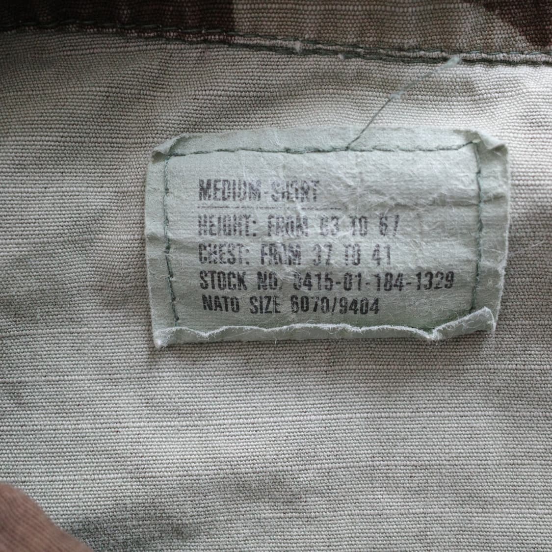 80s 미군 우드랜드 BDU 전투복 자켓 상의 (M-S) 상품이미지5