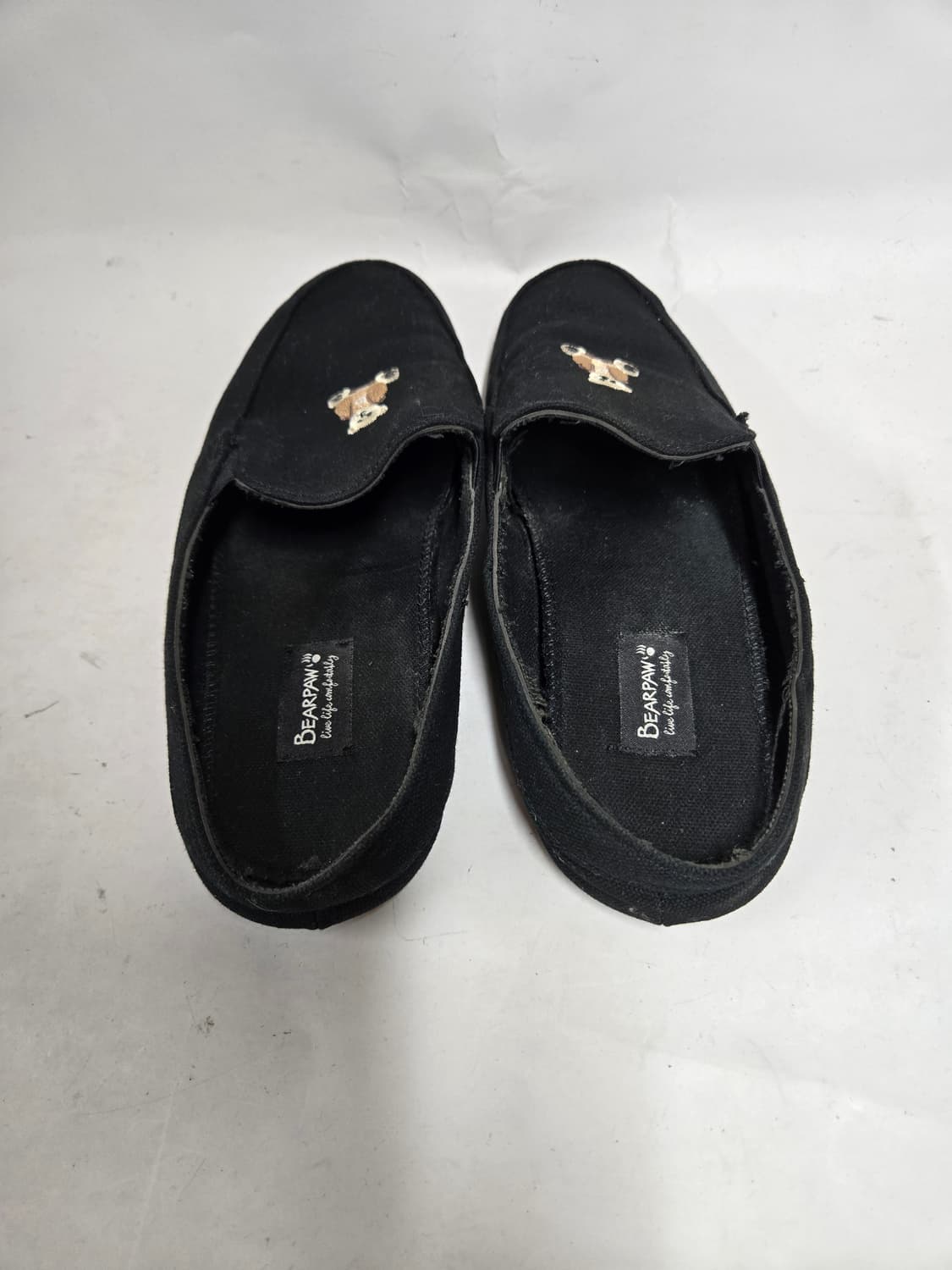 BEARPAW 베어파우 블랙 곰돌이 자수 슬리퍼250mm 상품이미지4