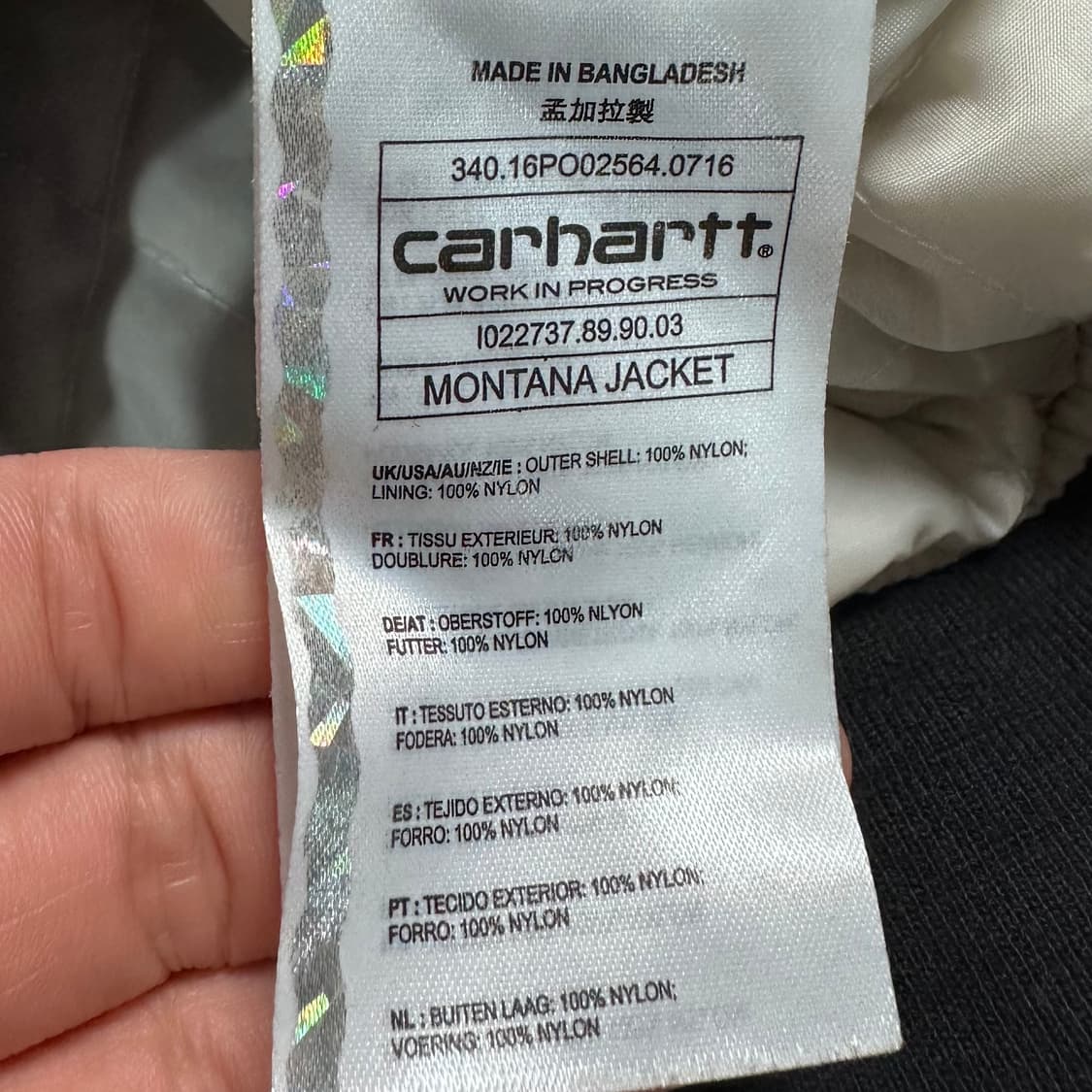 칼하트 블랙 스타디움 자켓 상품이미지8