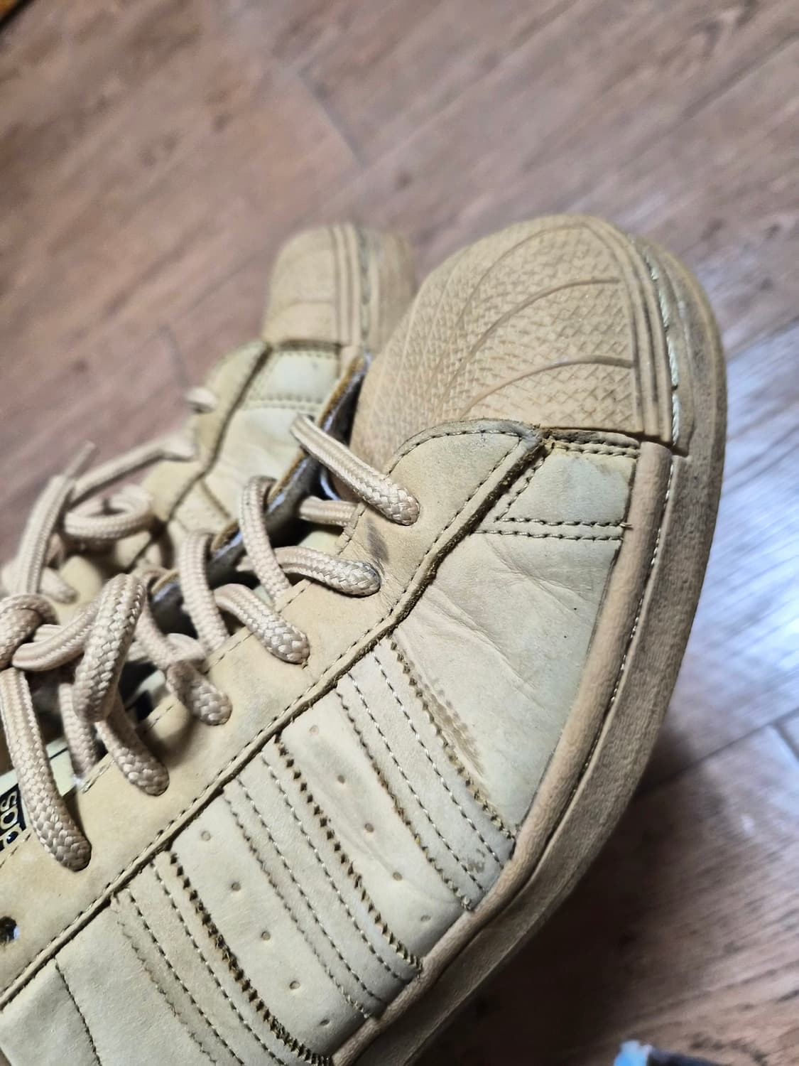 아디다스 슈퍼스타 골든 베이지 상품이미지6