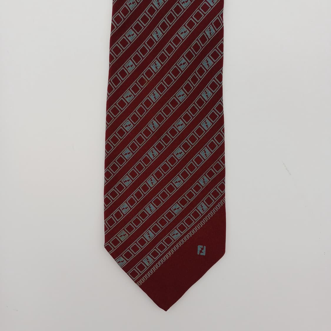 FENDI 펜디 실크 넥타이 [BCF10803_0004-121] 상품이미지4