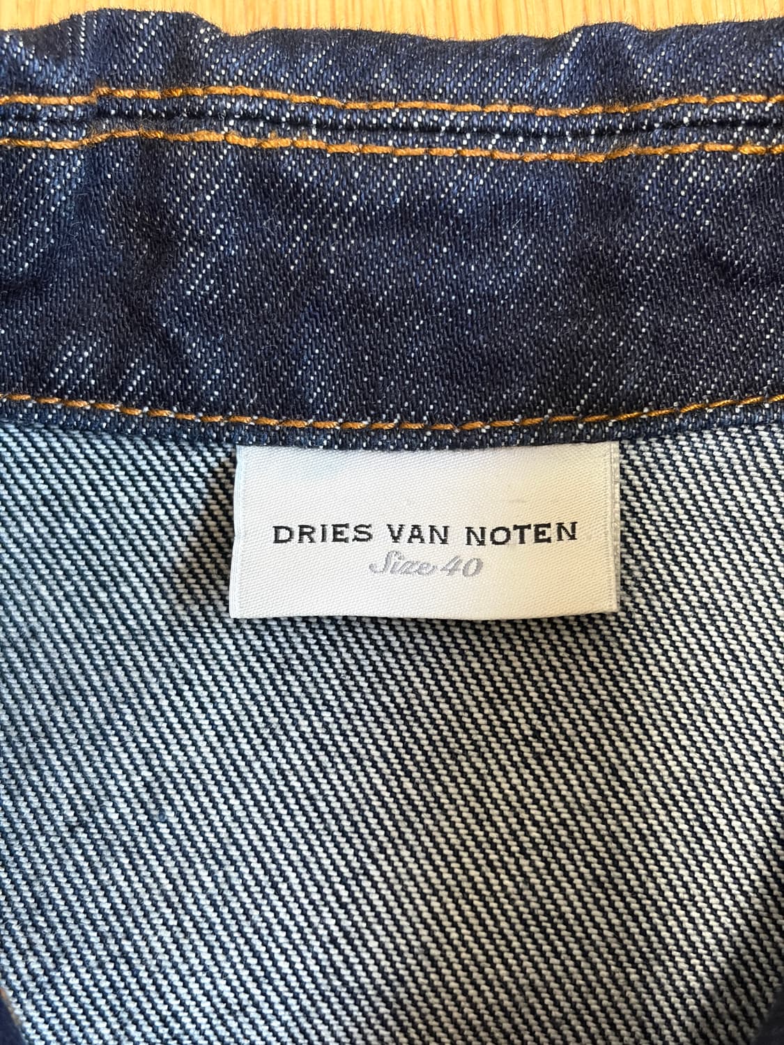 드리스반노튼 데님 베스트 자켓 상품이미지2