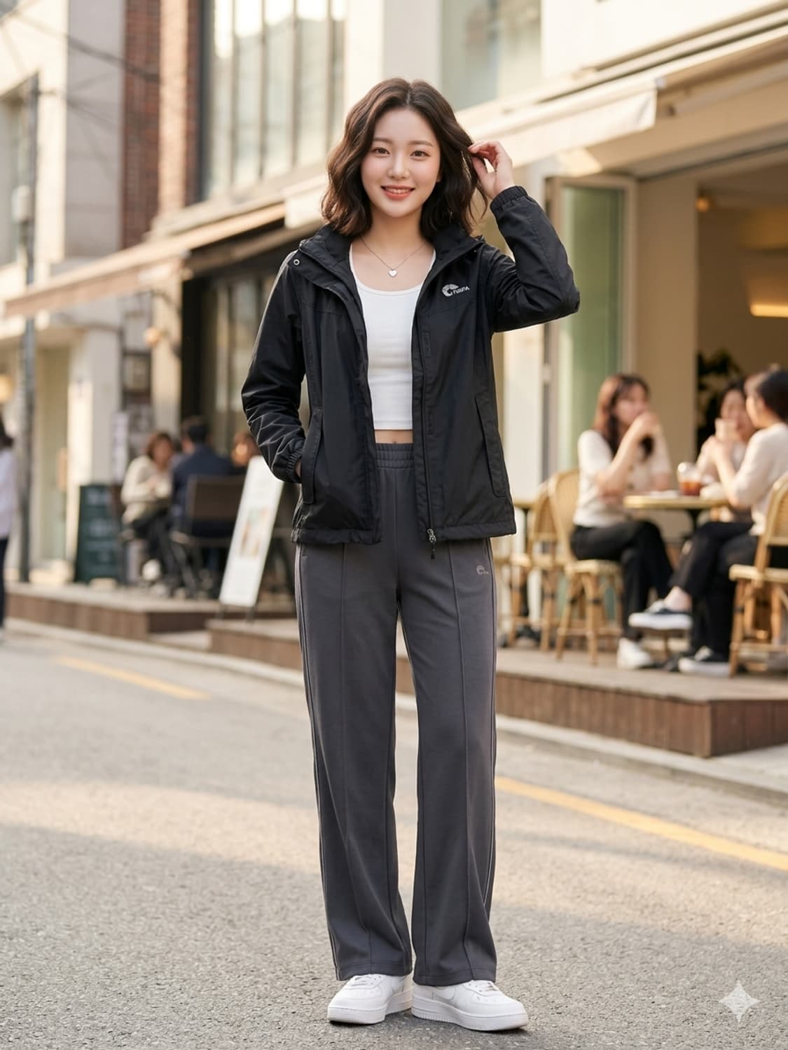 NEPA 네파 블랙 바람막이 자켓 상품이미지1