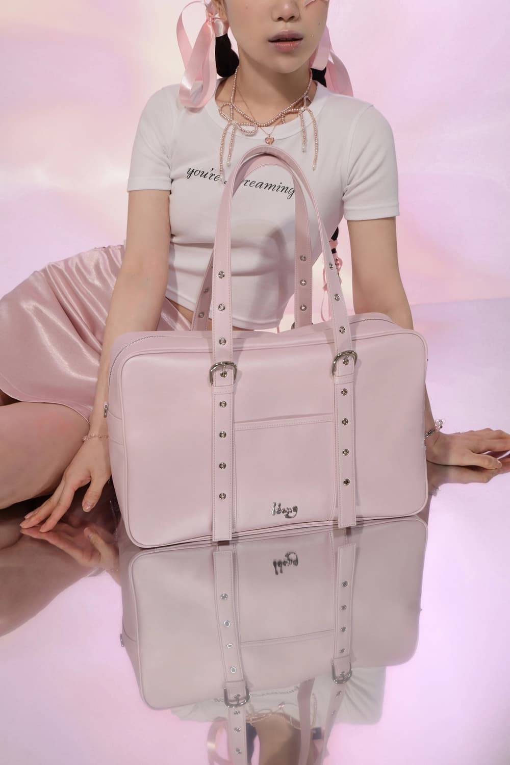 아이당클럽 스쿨 백 라지 상품이미지3