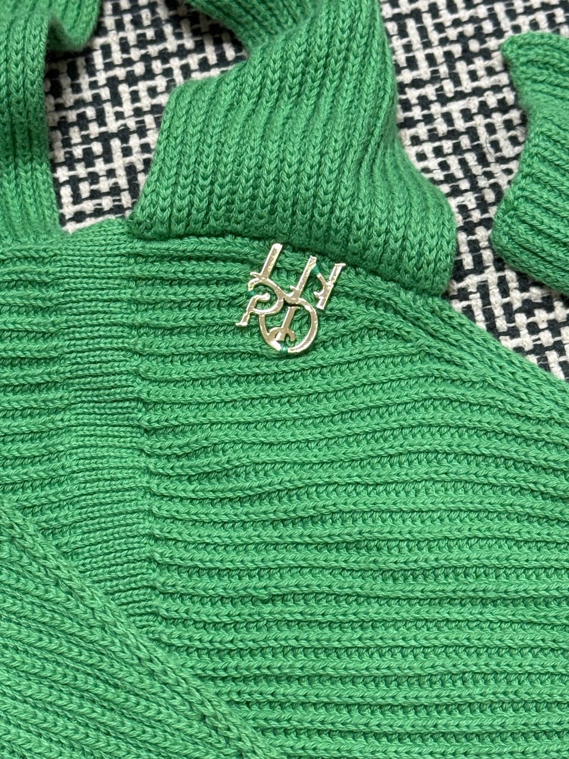 Lyn around green knitted halterneck top 상품이미지3